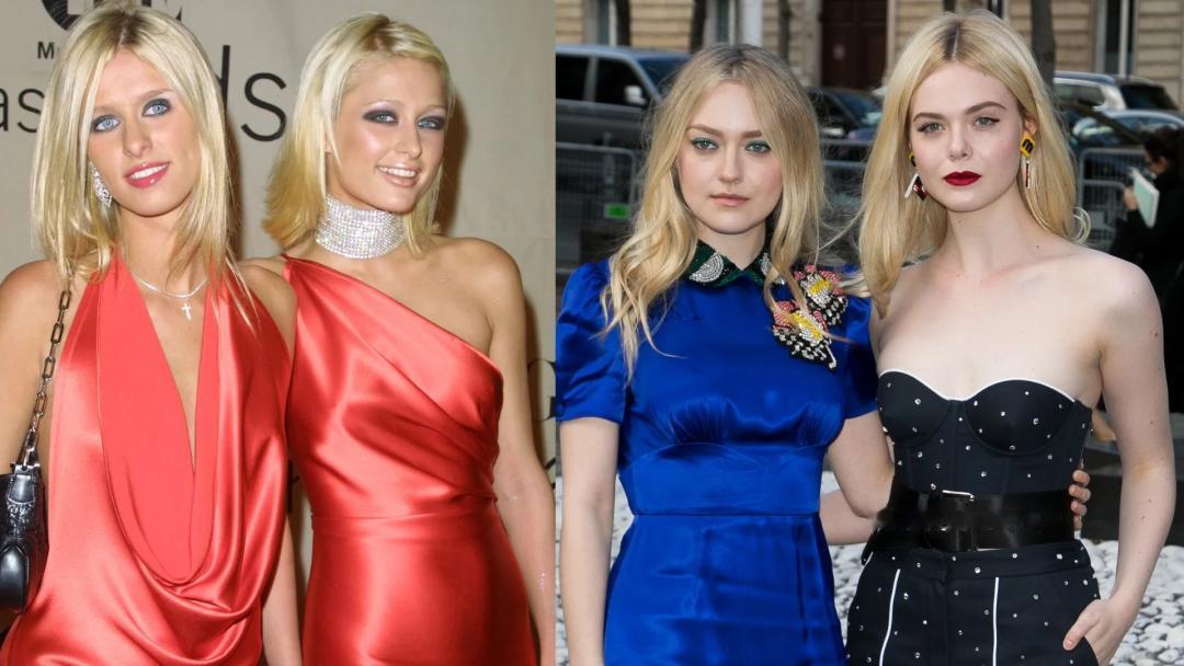 知名女星Dakota Fanning和她的妹妹、知名女星Elle Fanning