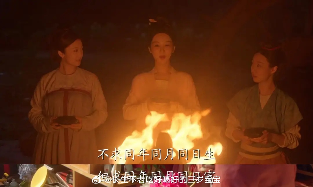 杨紫说出了我的心声 我喜欢这句哈哈哈哈不求同年同月同日生但求同年同月同日富新的一