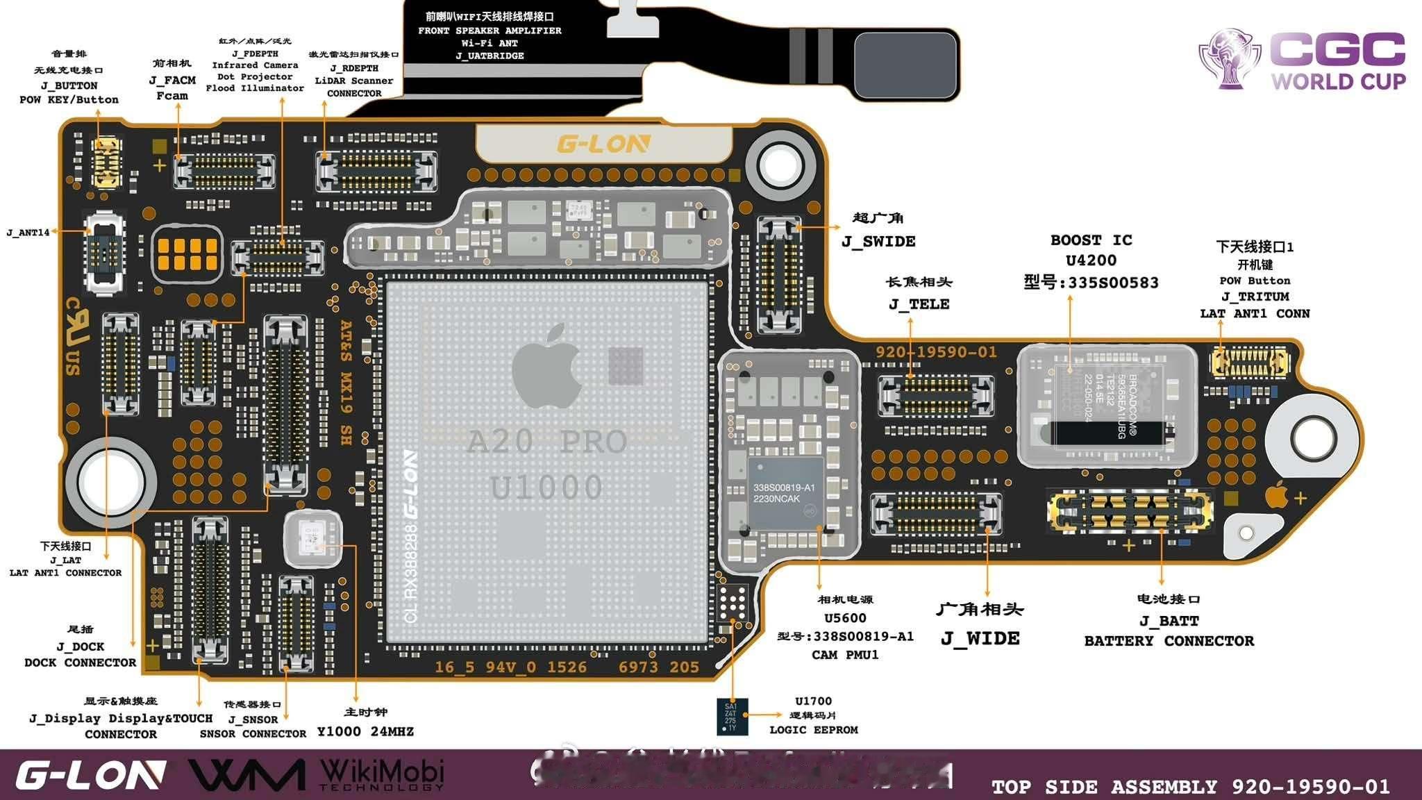马来西亚维修机构 WikiMobi GlonTech 公布了 iPhone 18
