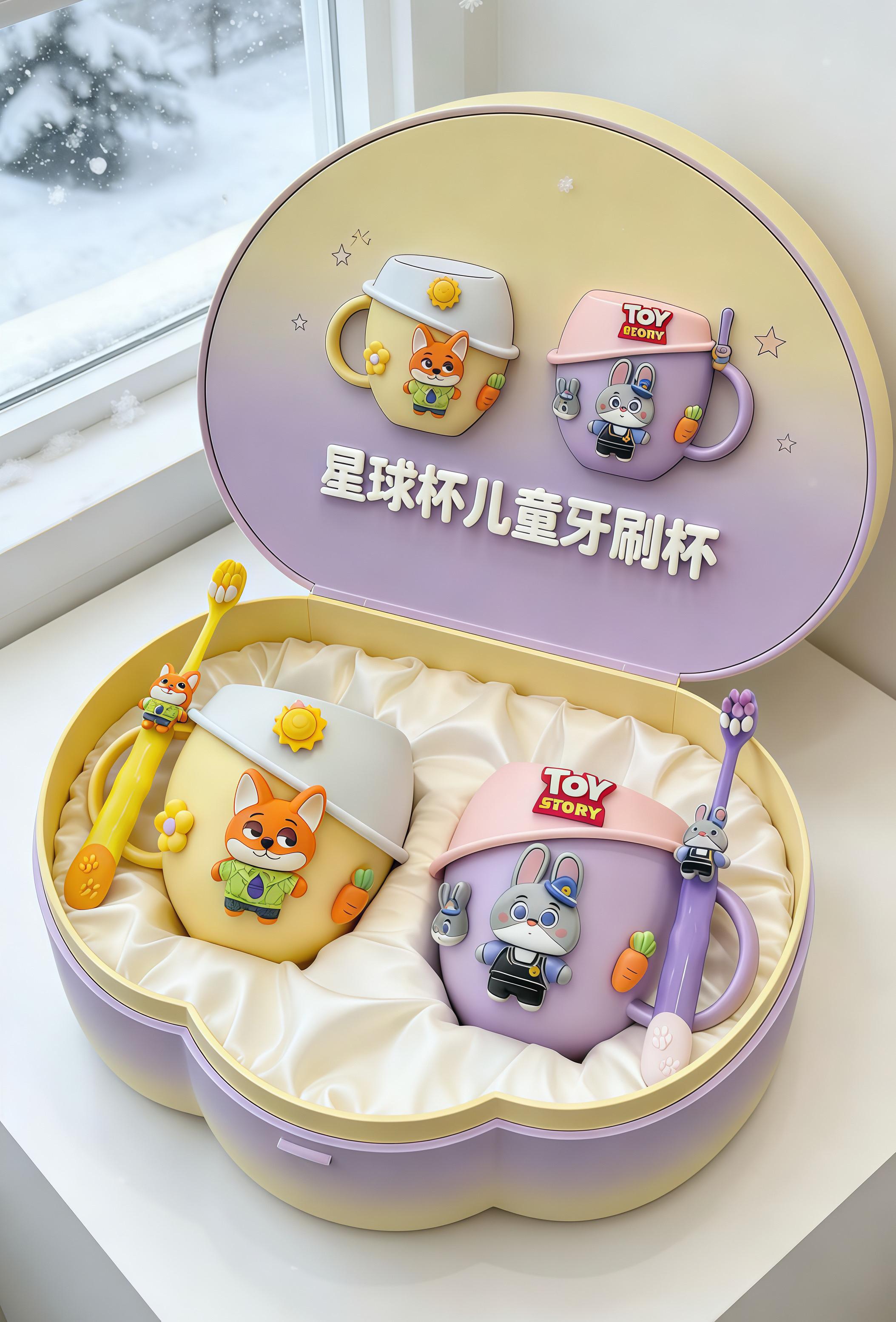 星球杯 牙刷杯 让孩子爱上刷牙 养成好习惯 新年礼物