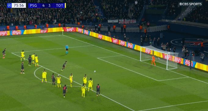 维蒂尼亚一蹴而就 ，帽子戏法，巴黎圣日耳曼5-3热刺 