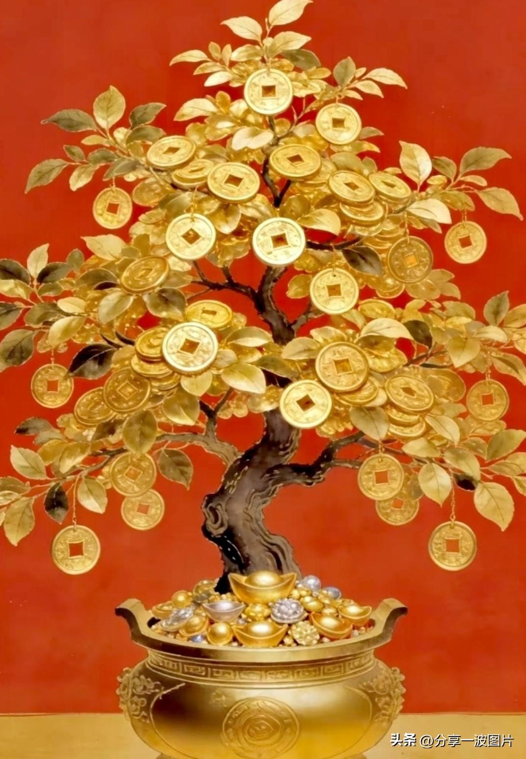 家有发财树，财源挡不住。