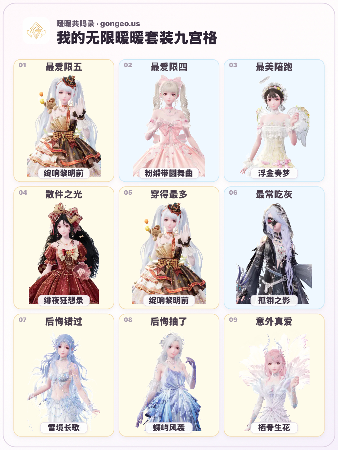 无限暖暖[超话]  我在等鱼复刻…一直在[女孩儿]无限暖暖﻿﻿ ​​​