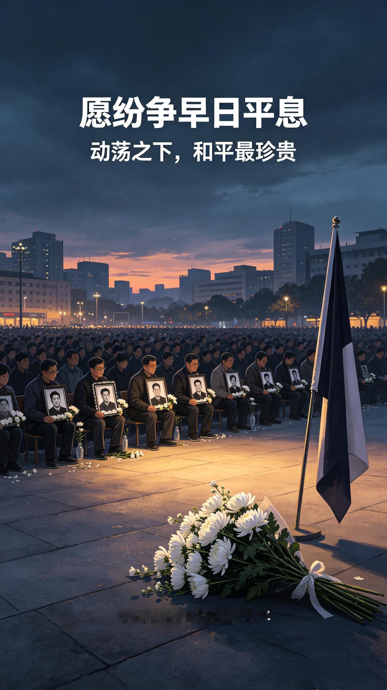 德黑兰送别现场有感，方知和平弥足珍贵
 
德黑兰广场上，数百万民众自发参加送别仪
