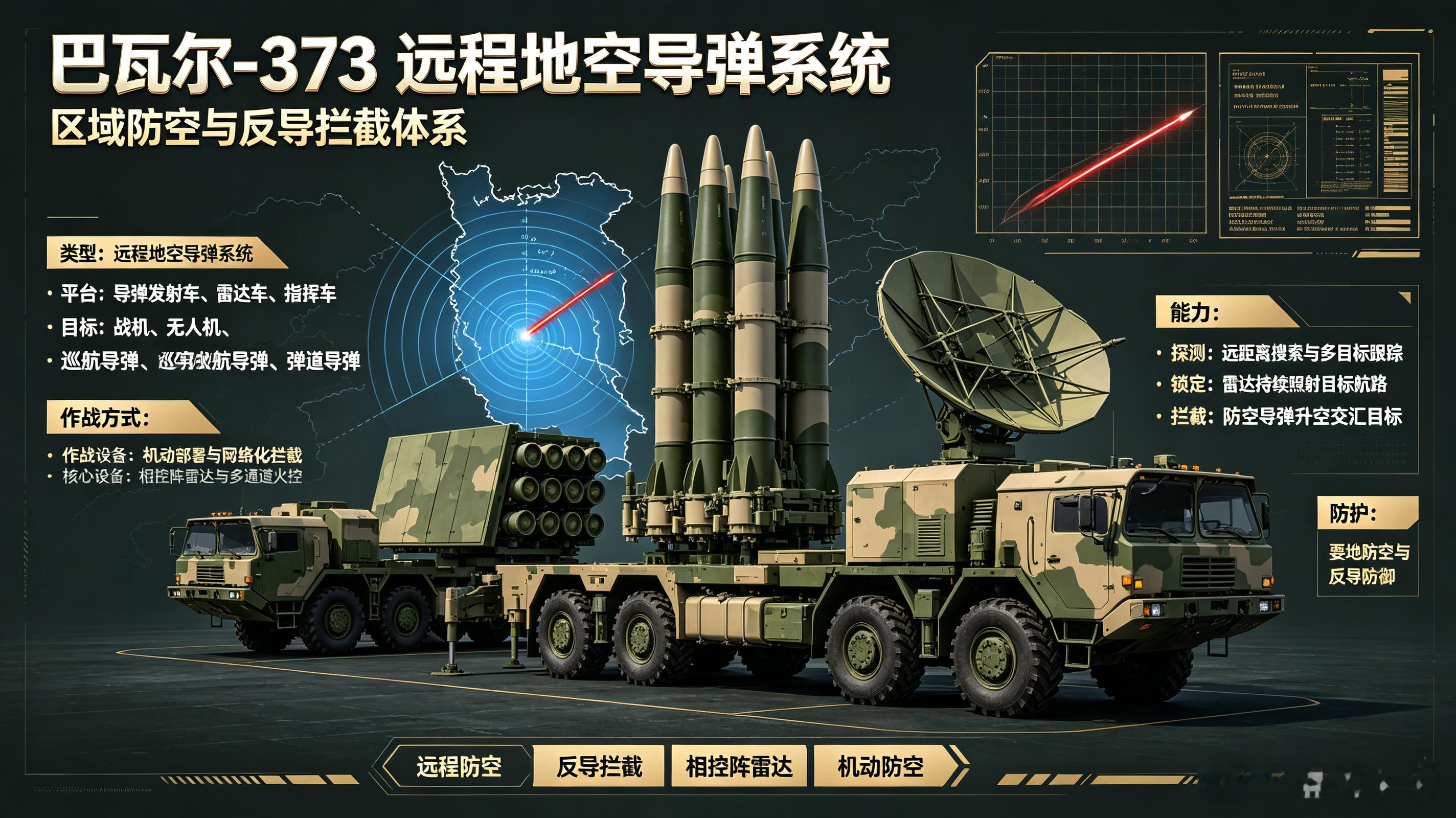 每天认识一件兵器——“巴瓦尔-373”（Bavar-373）远程防空系统今天聊聊