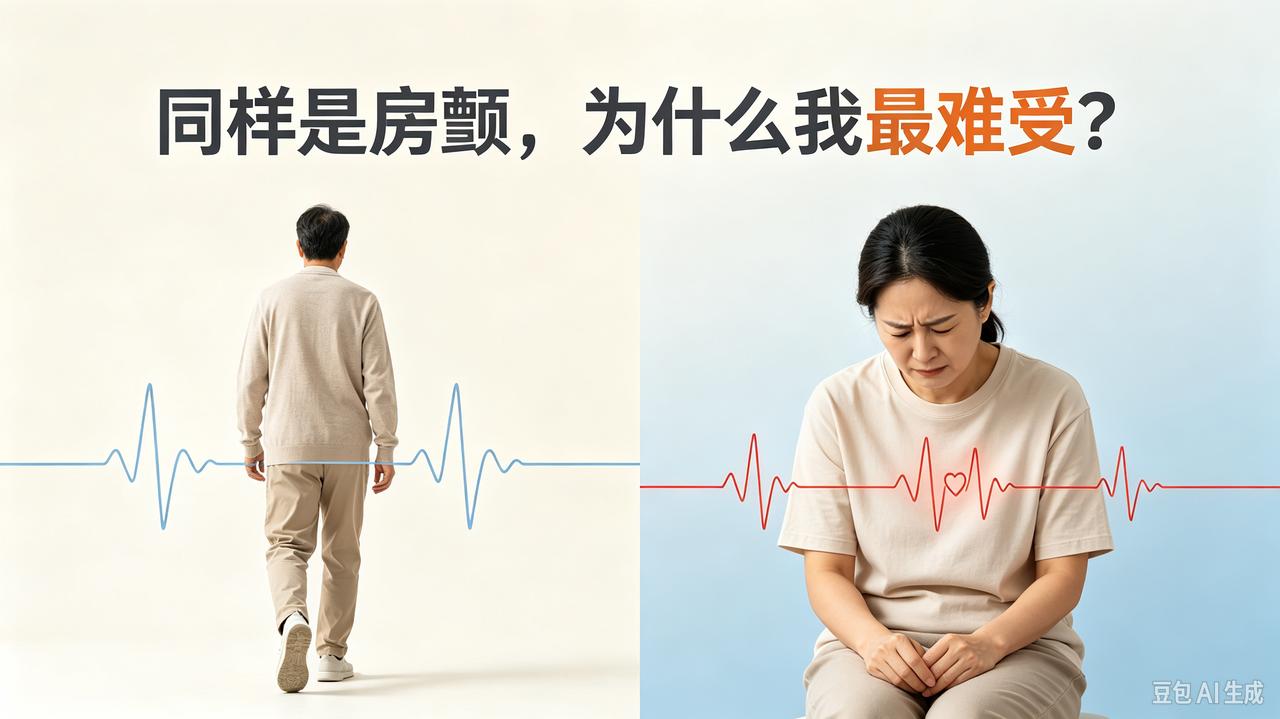 同样是房颤，为什么别人没事，就我最难受？
 
无数房颤病友，都困在一句委屈里：为