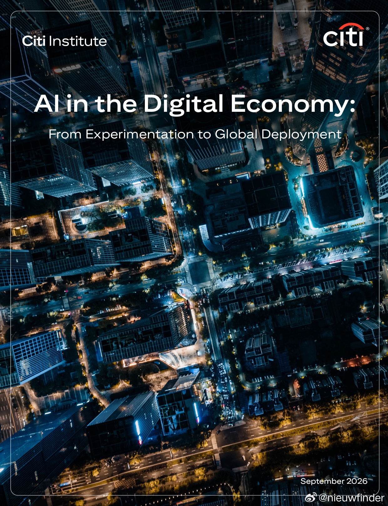 Citi’s “Al in the Digital Economy: From 