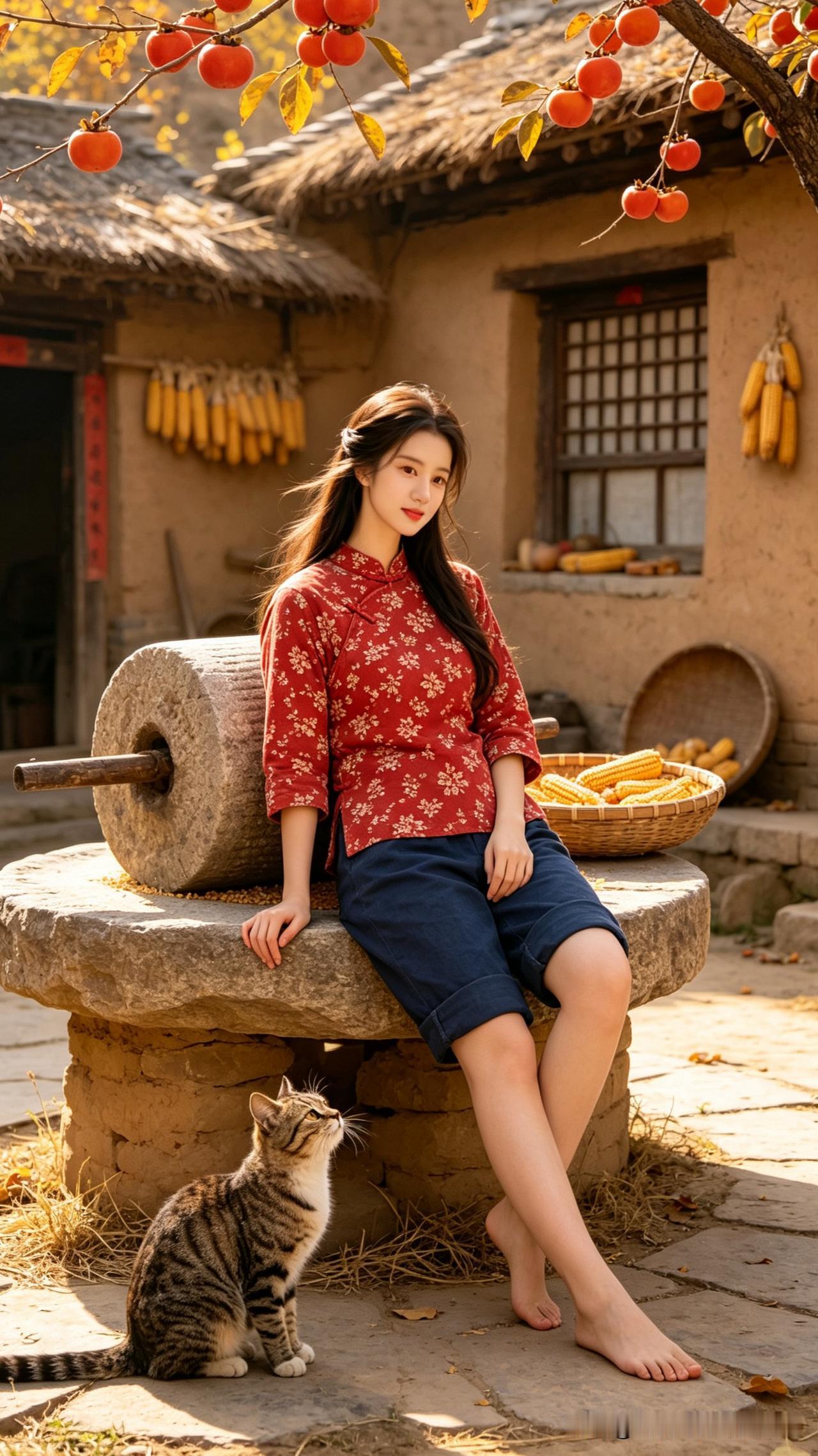 乡村生活，是把每一寸光阴都过成扎实而温暖的风景。农村写真太美了 乡村的甜美 优雅