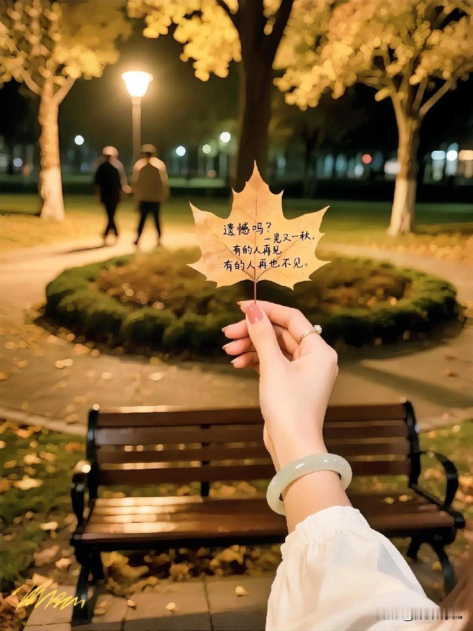 一年好快，深秋，薄念，
        有些人来了去了，有些人近了远了。