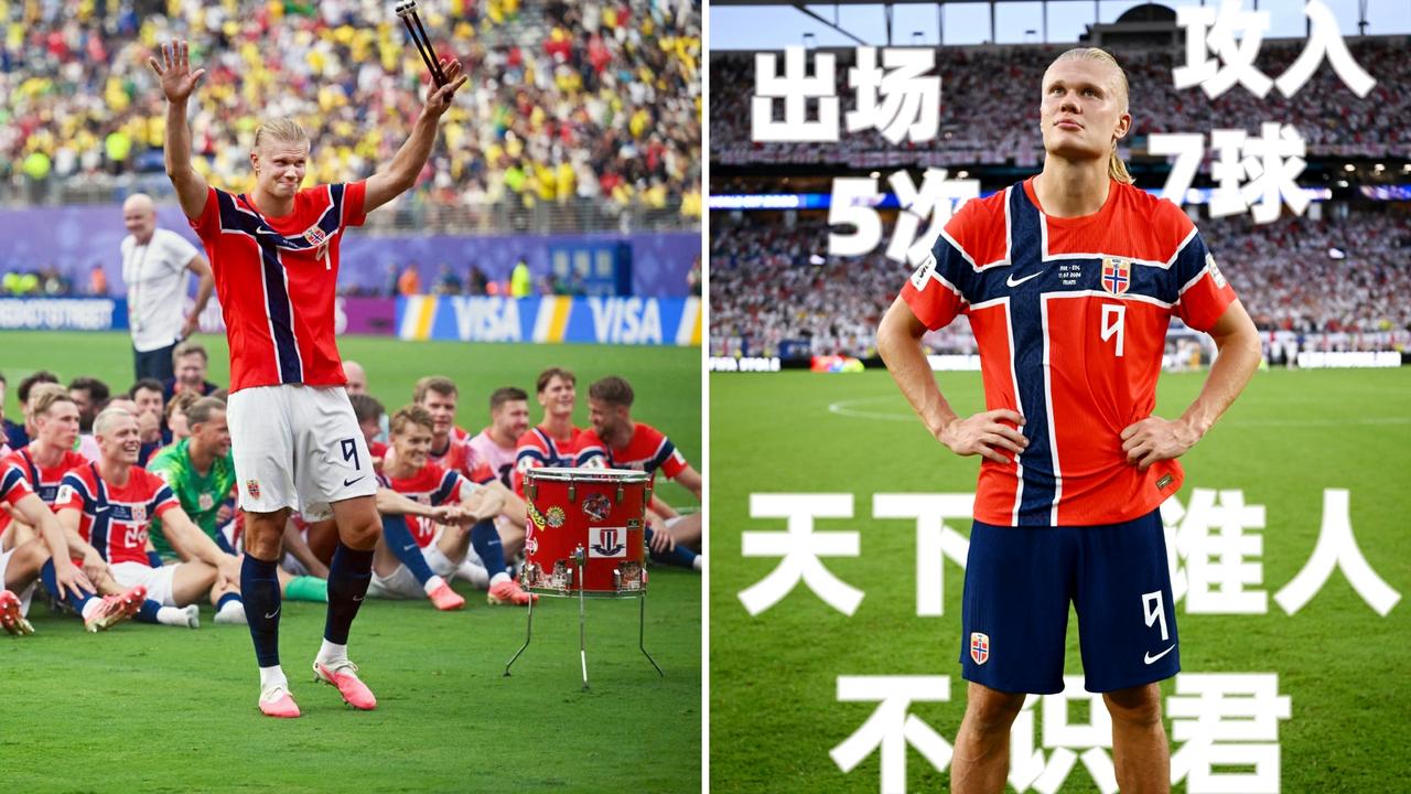 美加墨世界杯1/4决赛，挪威不敌英格兰，止步八强，哈兰德本场没有进球。
哈兰德首