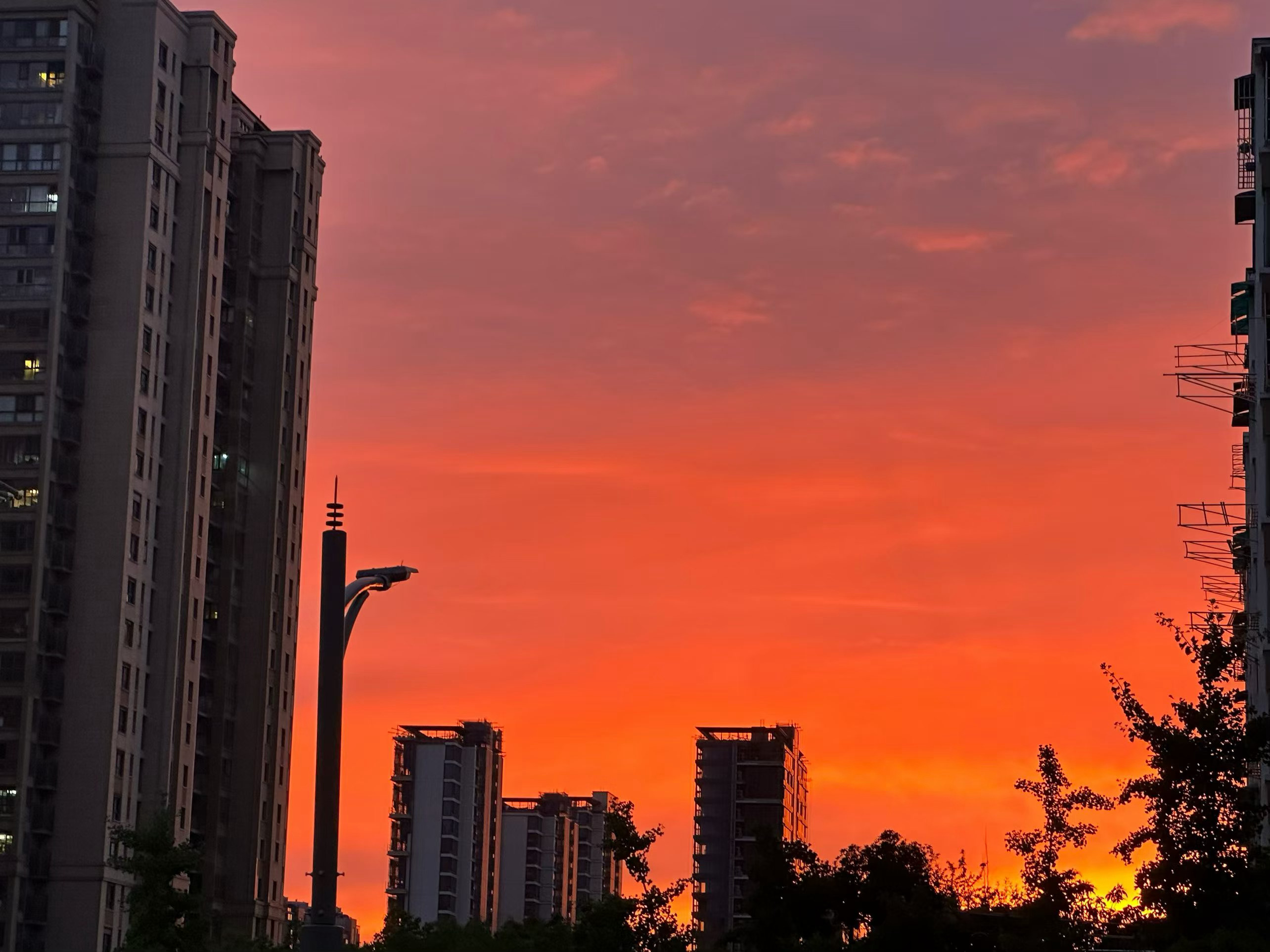 今天有绝美晚霞🌇🌄 南京