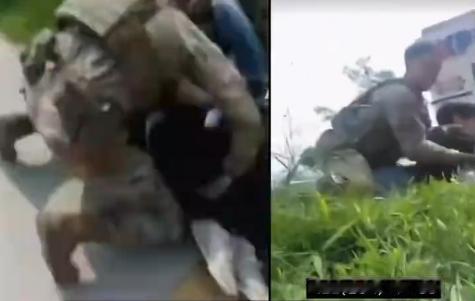 真是被逼到墙角了！8个韩国学生光天化日硬闯美军乌山基地，高喊“干掉美军第7航空队