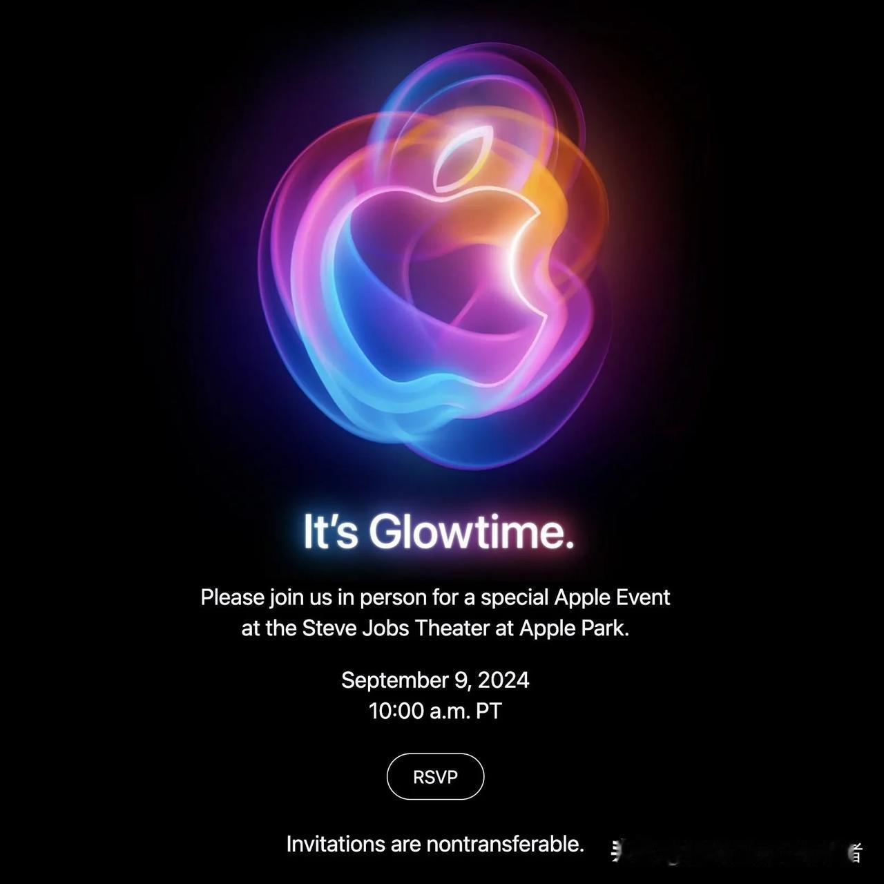 Apple 将于太平洋时间 9 月 9 日上午 10 点召开AppleEvent