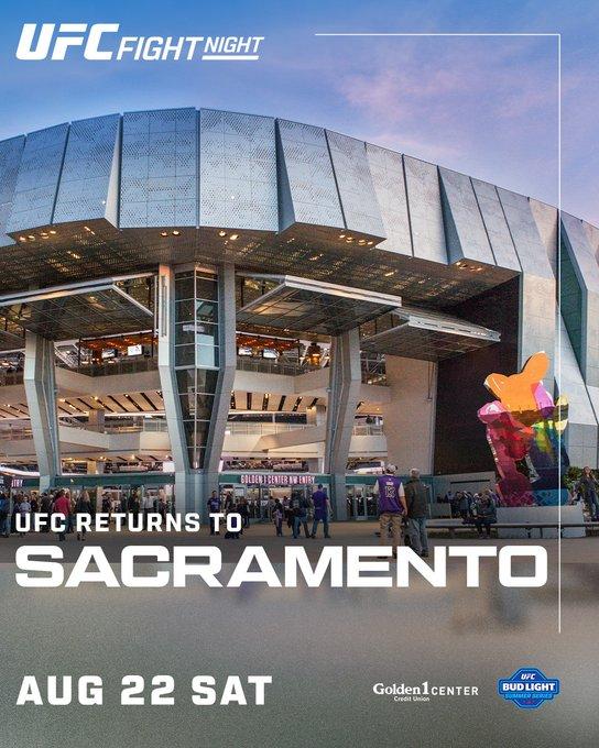 UFC时隔7年回到加州萨克拉门托，埃尔南德斯在家乡迎接强敌
UFC官宣2026年