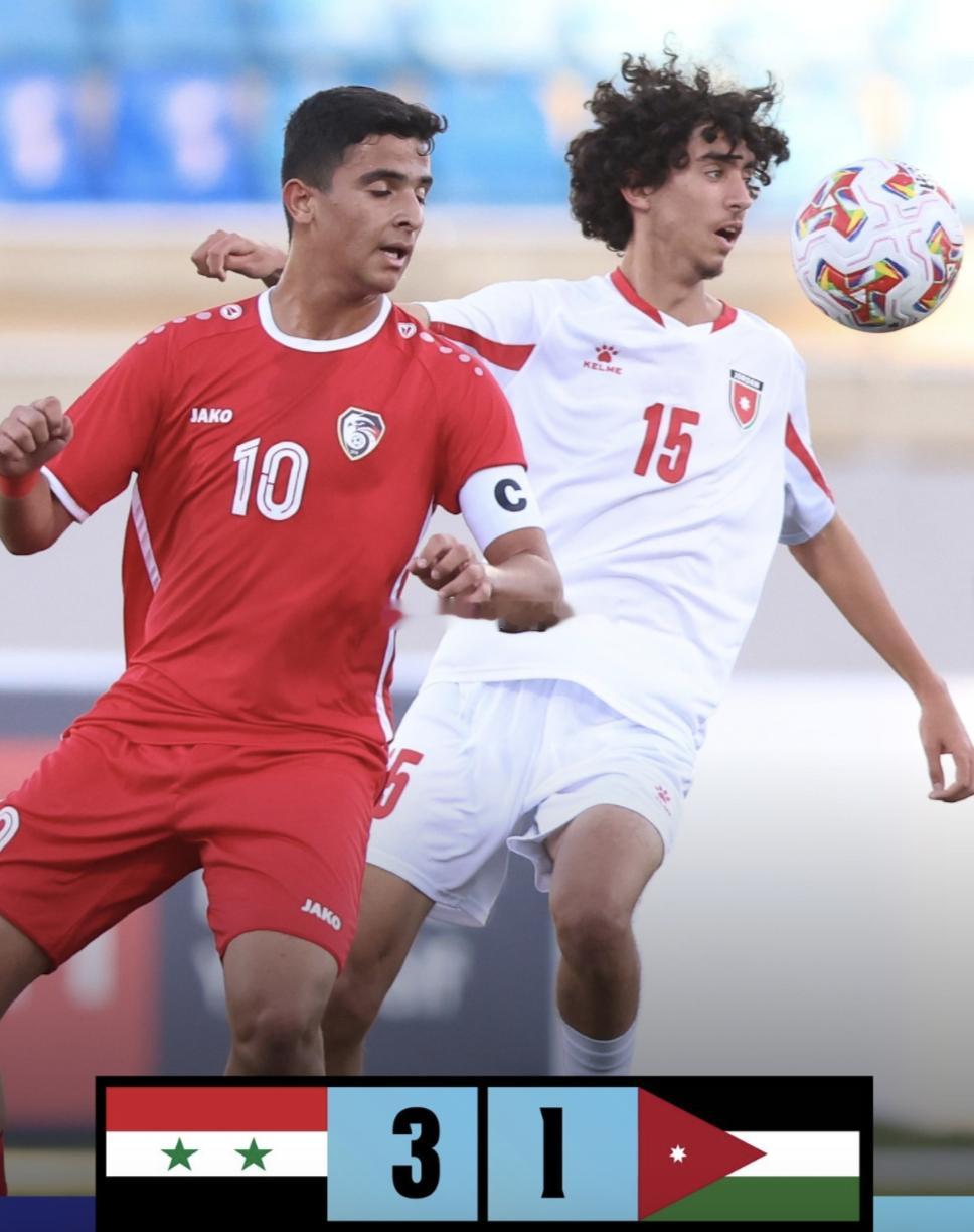 U17亚少预赛A组 叙利亚3-1约旦 朝鲜8-2中国香港 ​​​