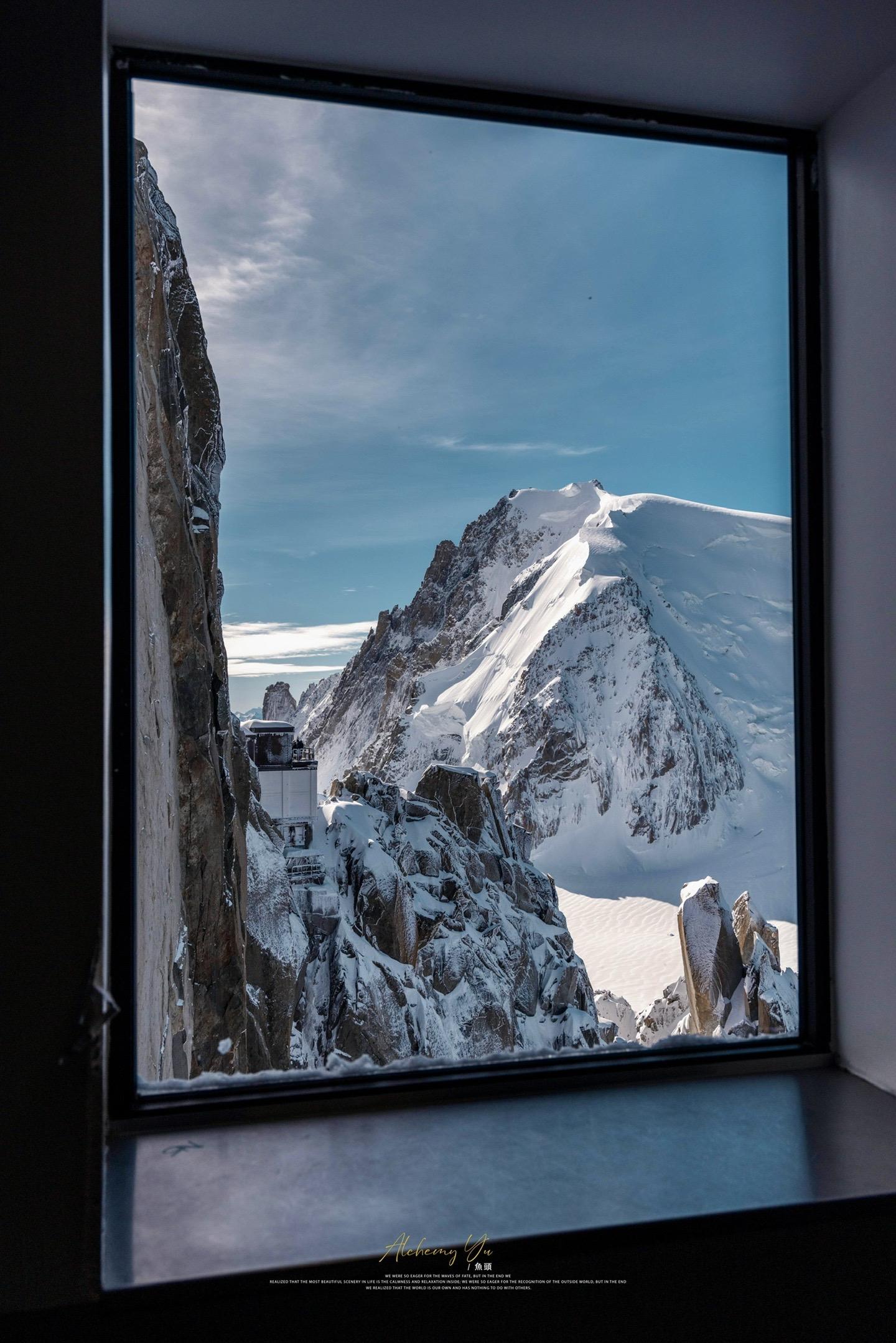 为了一扇窗专门飞了一趟法国 作为一名旅行博主，霞慕尼（Chamonix...