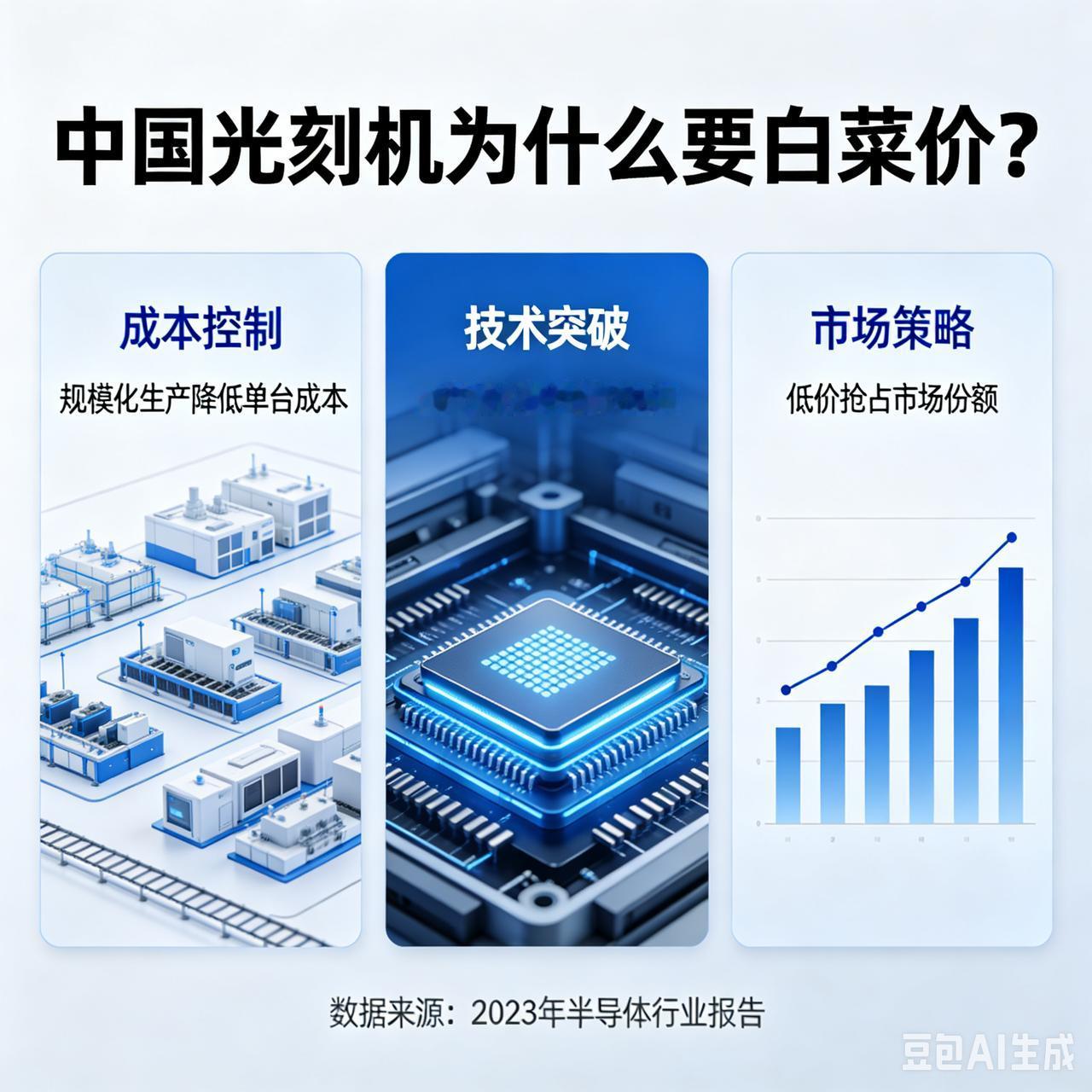 【中国光刻机为什么要白菜价？】

聊几句中国光刻机的突破，说中国光刻机最终会白菜