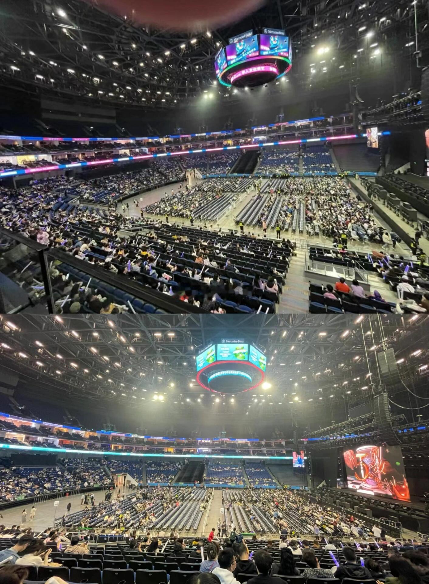 徐怀钰昨天在上海开演唱会，这个上座率惨不忍睹，据说还有不少人的票是送的[哆啦A梦