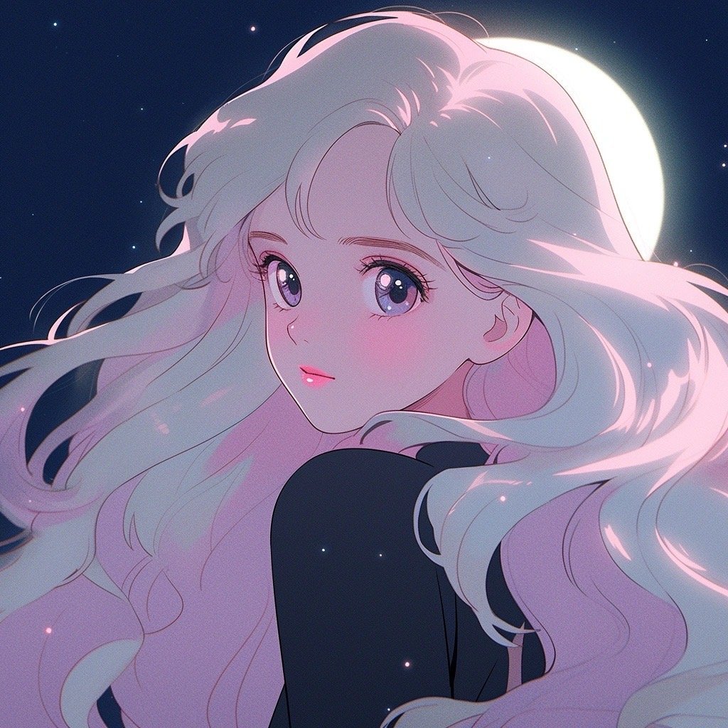 紫色系列女生头像 