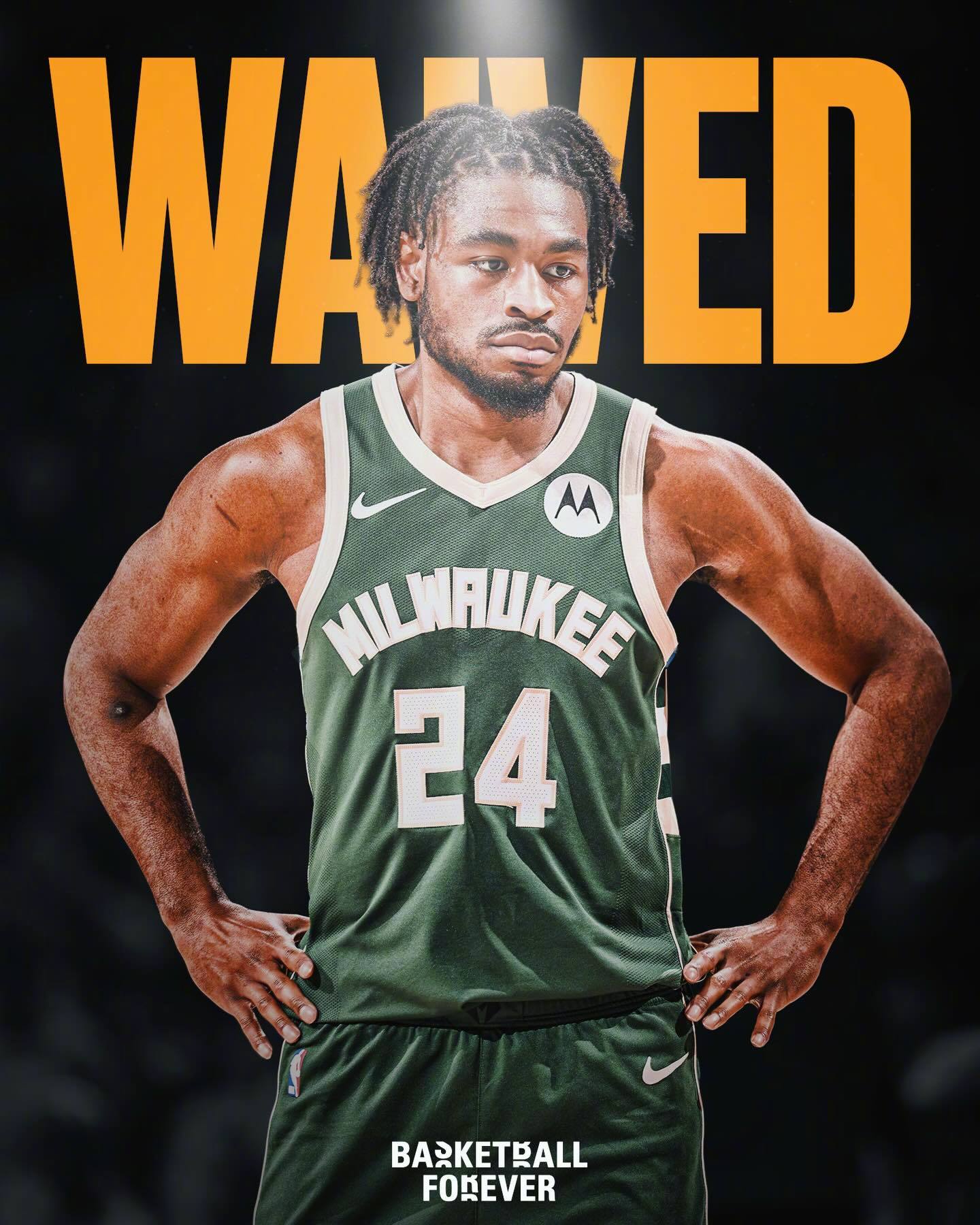 雄鹿裁掉卡梅隆-托马斯！在为雄鹿效力的18场比赛中，他场均10.7分1.6板1.