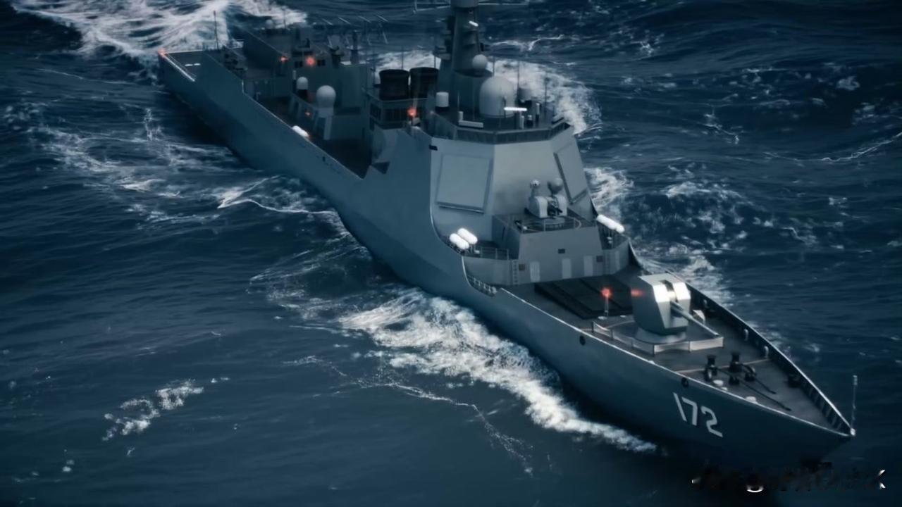 外国武器公司镜头下的052D驱逐舰
又是052D充当大反派的一天，1月上旬，北欧
