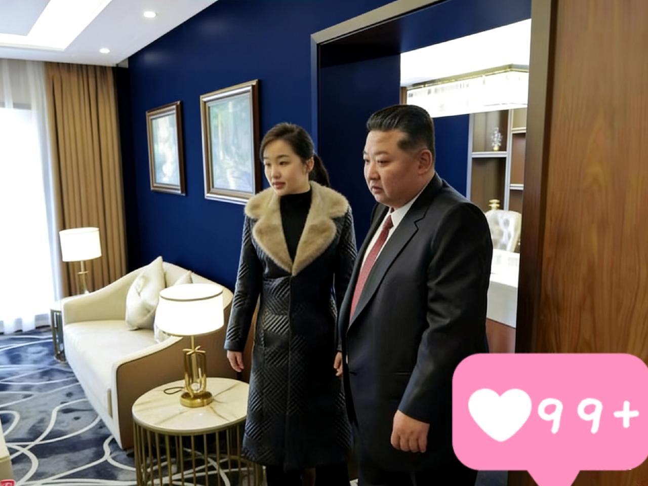 金正恩宣布一个重大决定，金珠爱现场见证。

朝鲜官方媒体今天（12月23日）披露