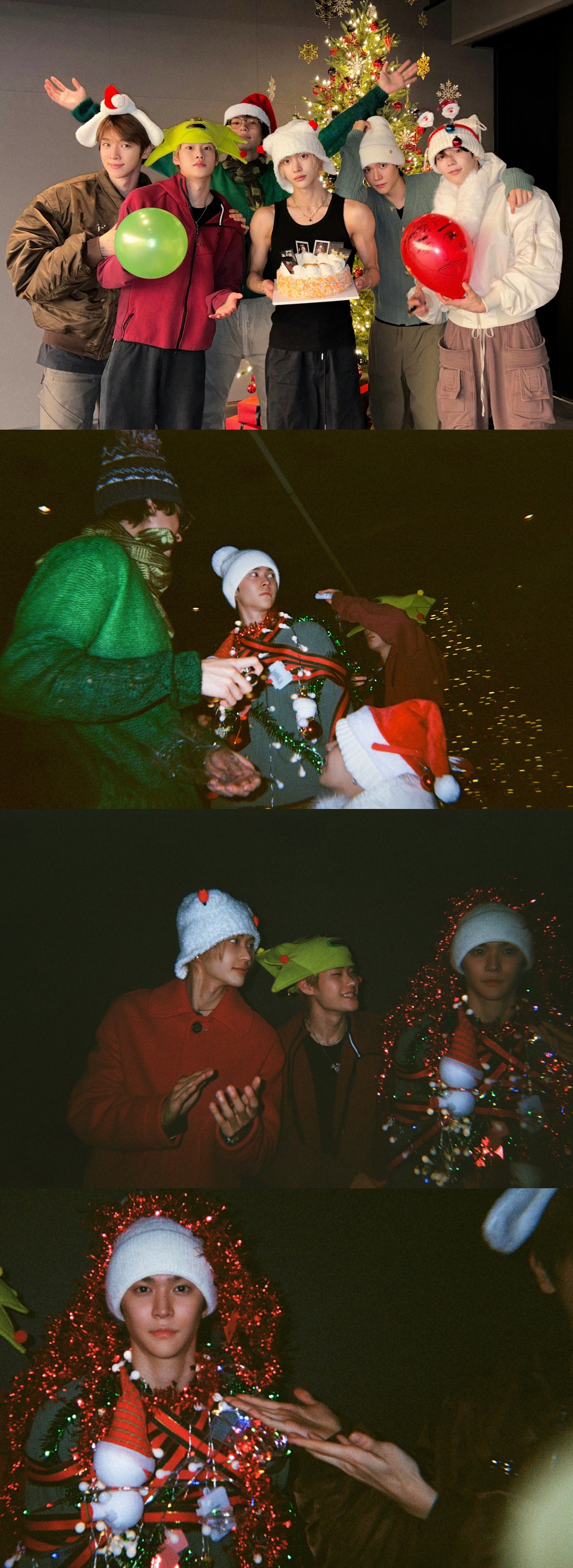 RIIZE圣诞照 RIIZE营业🈺好有氛围感的圣诞帅照🎄 