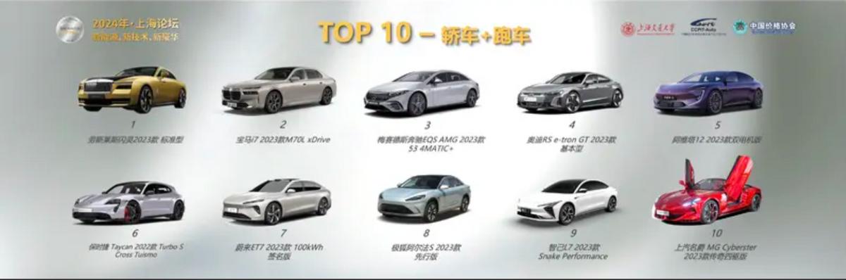 1月27日，第三届“中国智能电动汽车新豪华J L POWER TOP 10榜单”