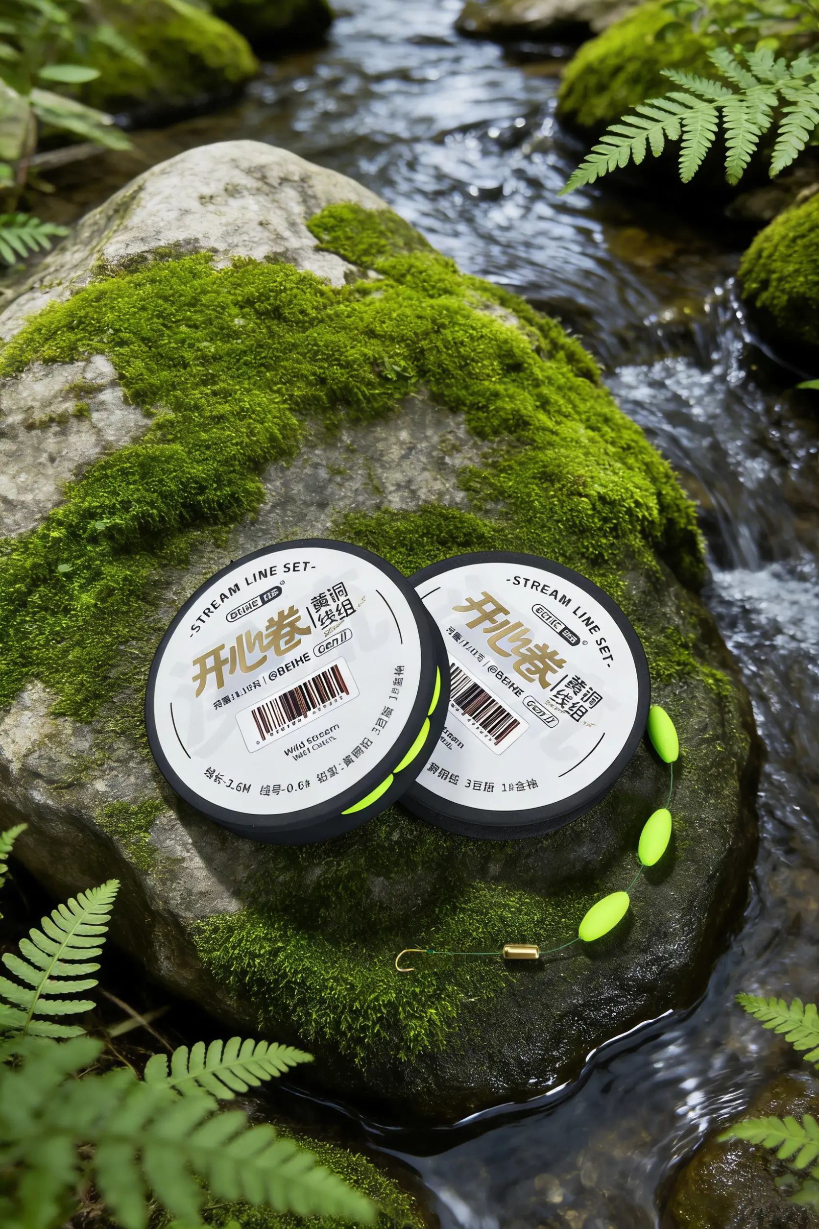 北禾黄铜铅溪流线组，快速落底，吃口更明显，抗急流走水，抛投更精准。
