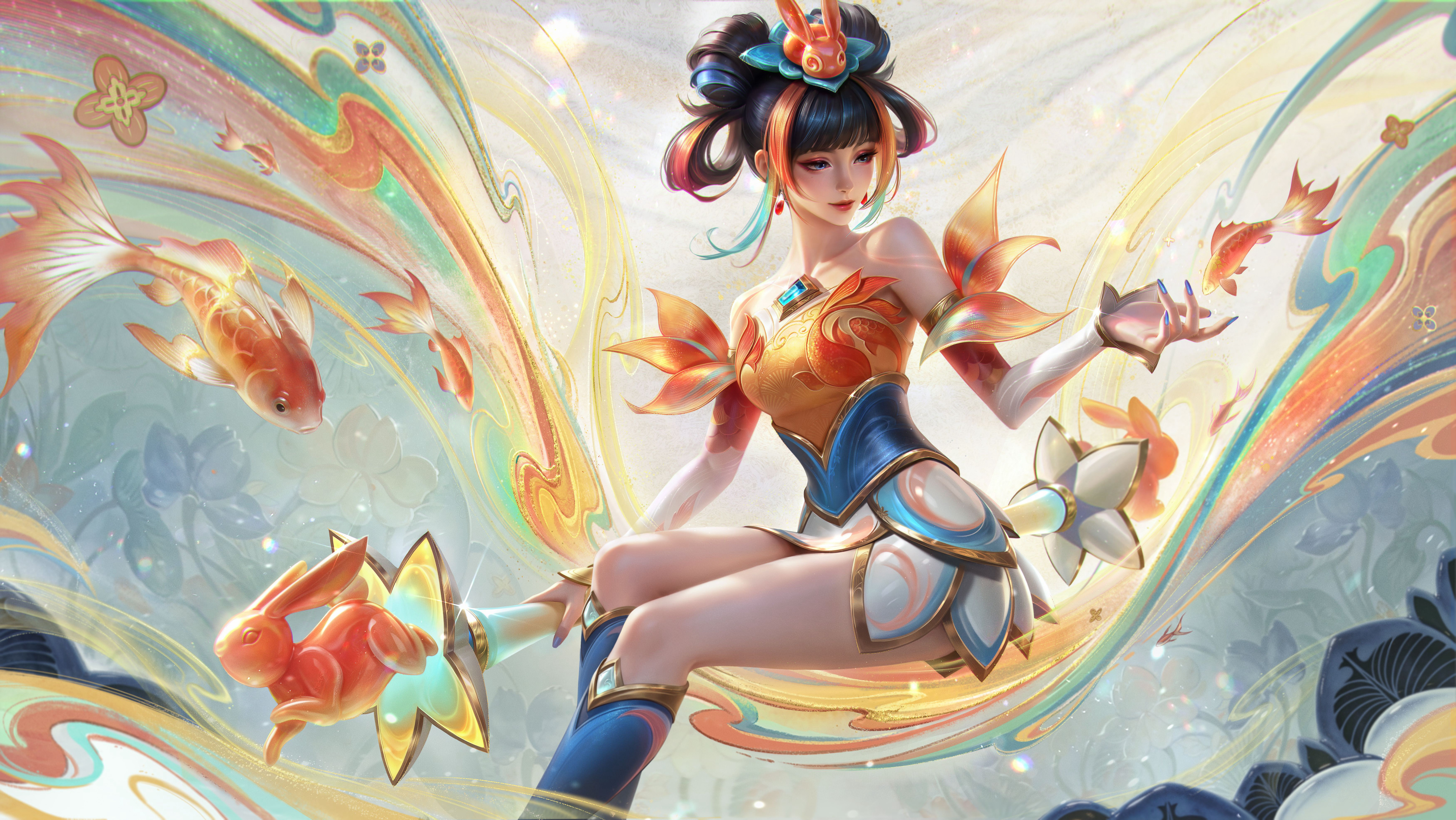 LOL新的臻彩皮肤 青花瓷系列原画（完整版）英雄联盟