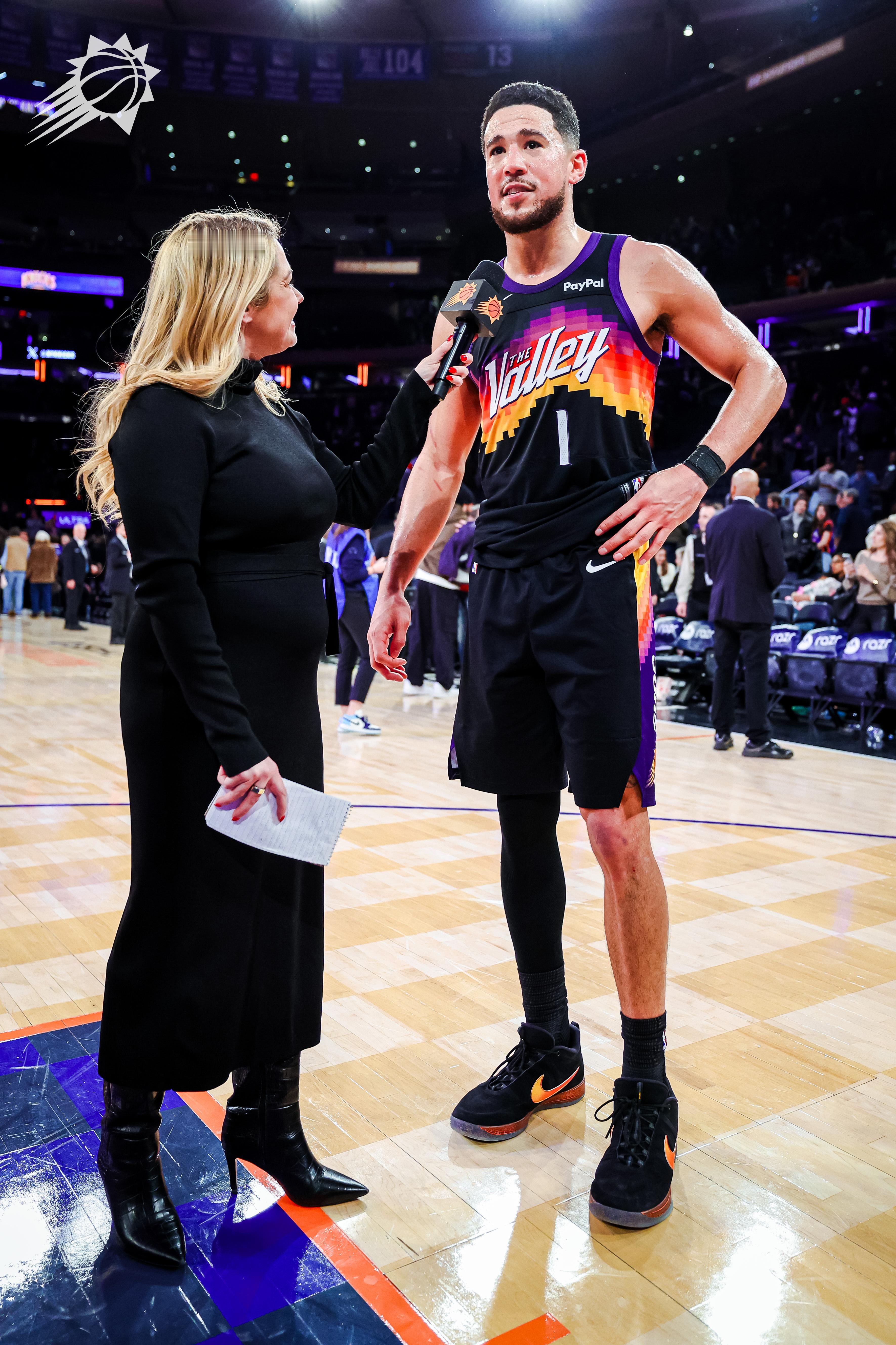 27分4板4助 - 伤愈回归的满分答卷💯太阳神在纽约闪耀 🧡 💜菲尼克斯太