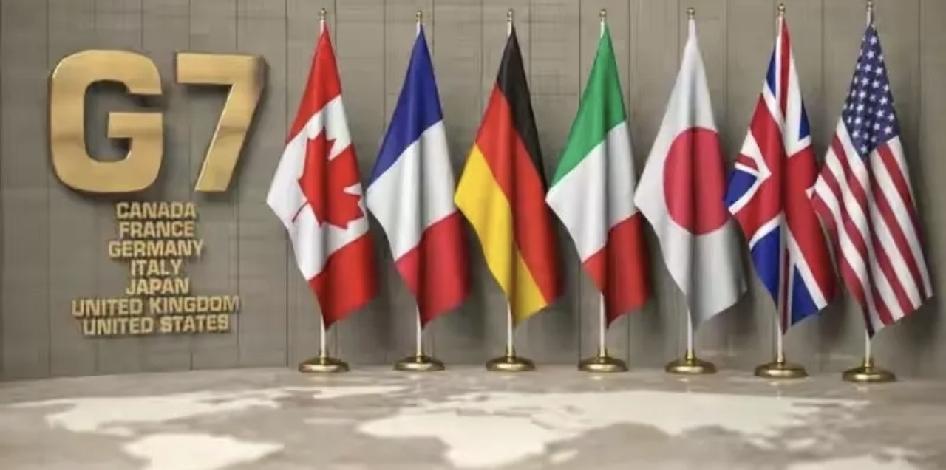 什么东西！"不允许改变台海现状"！G7联合声明中写道："我们强调基于法治的自由开