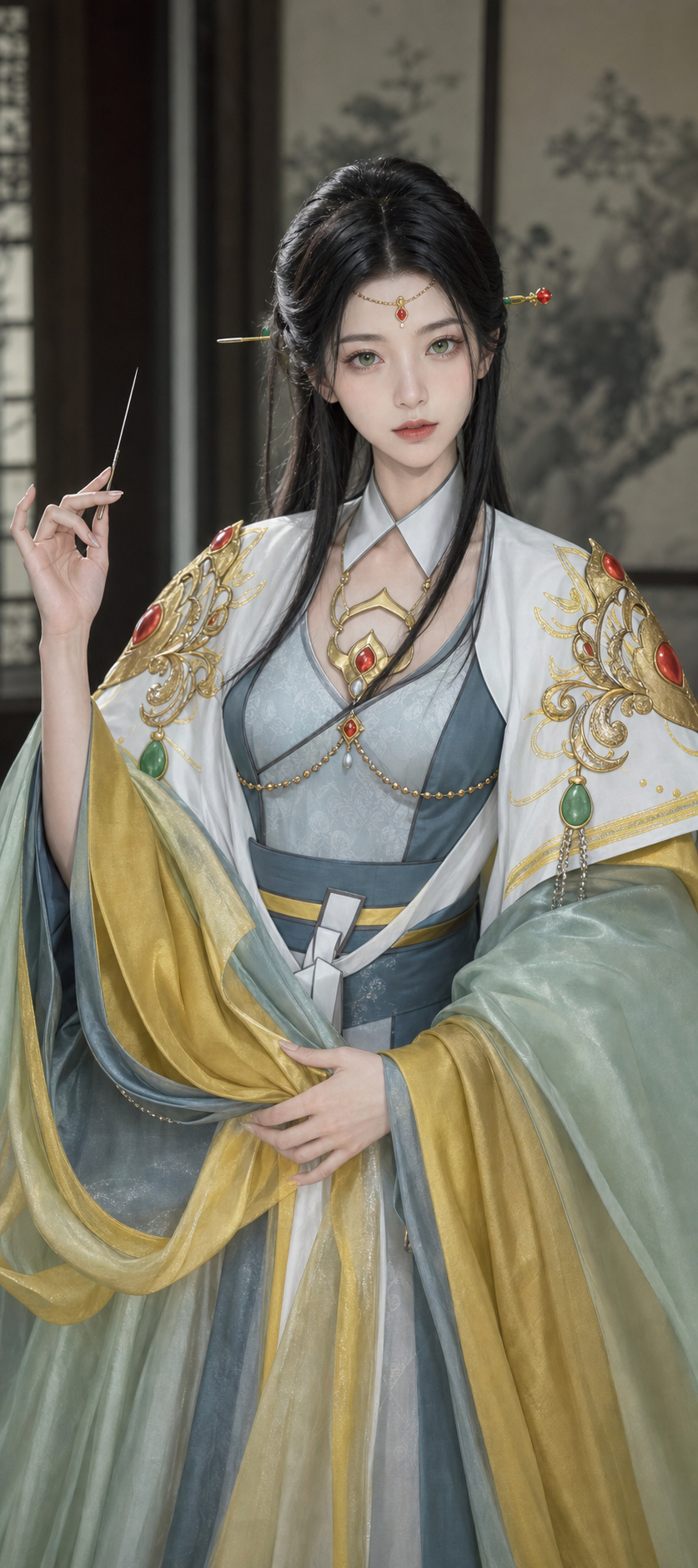 image2生图的能力简直绝了，把我游戏里最爱的纸片人画的惟妙惟肖的 图2是im