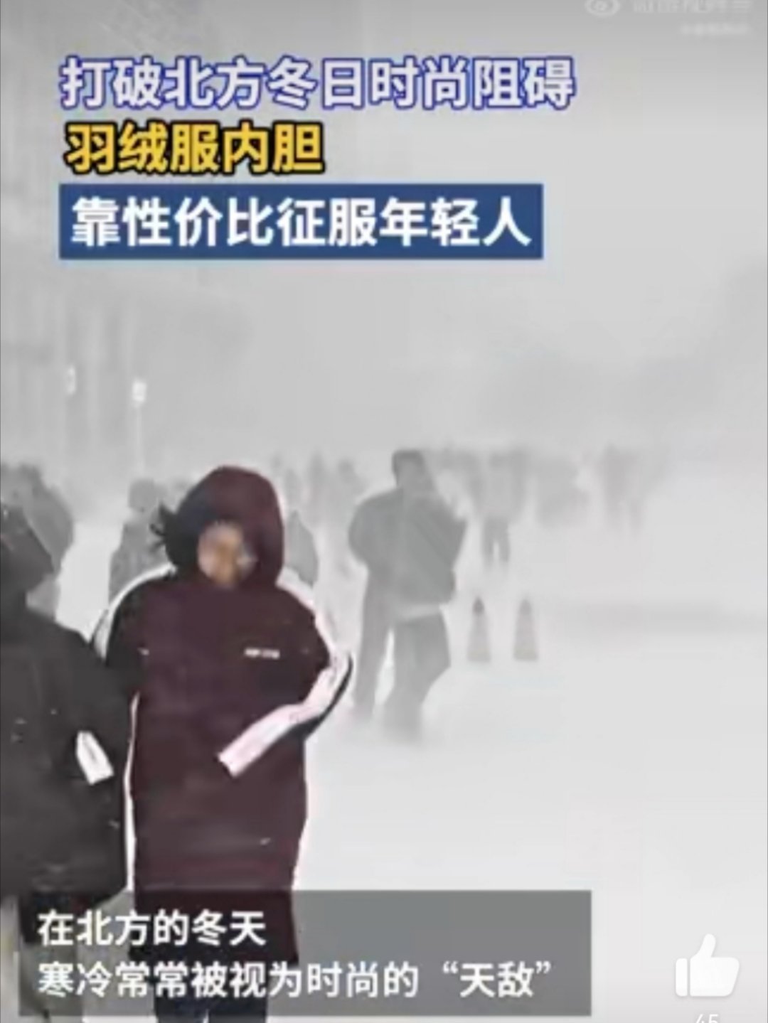 #羽绒服内胆靠性价比征服年轻人#当羽绒服成为了年轻人的新宠，商家的内卷已经开始了