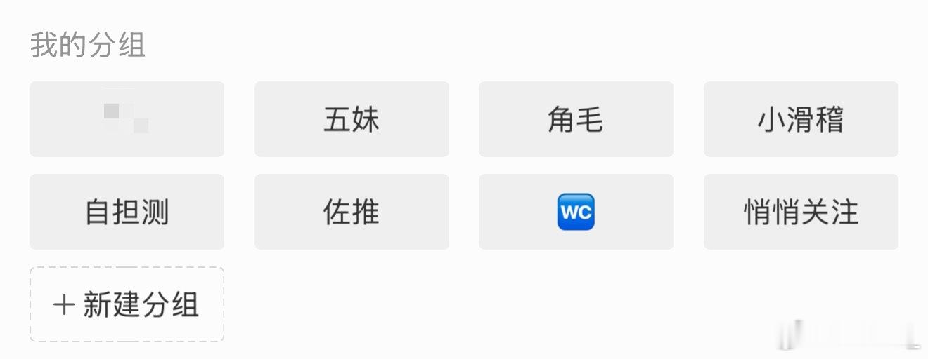 严肃分组中 