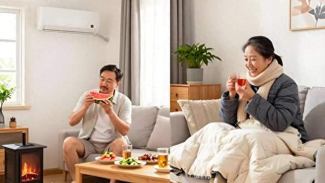 南方还在吹空调 北方已经开启供暖倒计时