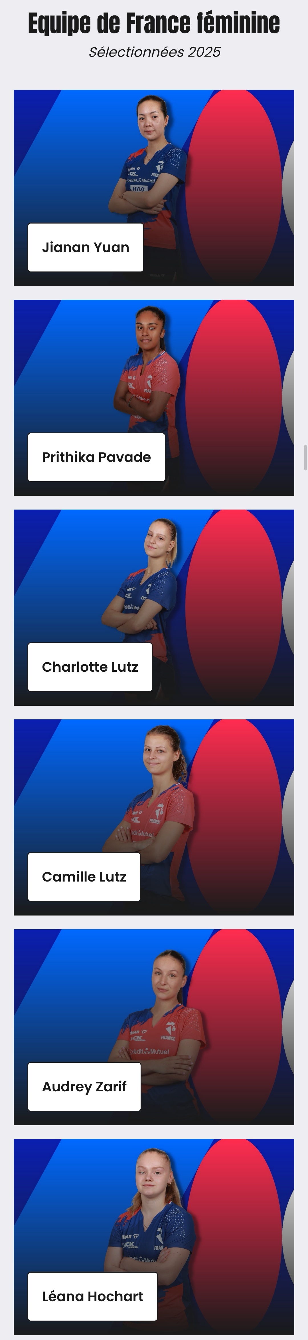 法国乒乓球国家队名单🆕男子组费利克斯·斯勒布伦艾利克斯·勒布伦西蒙·高茨弗拉芬