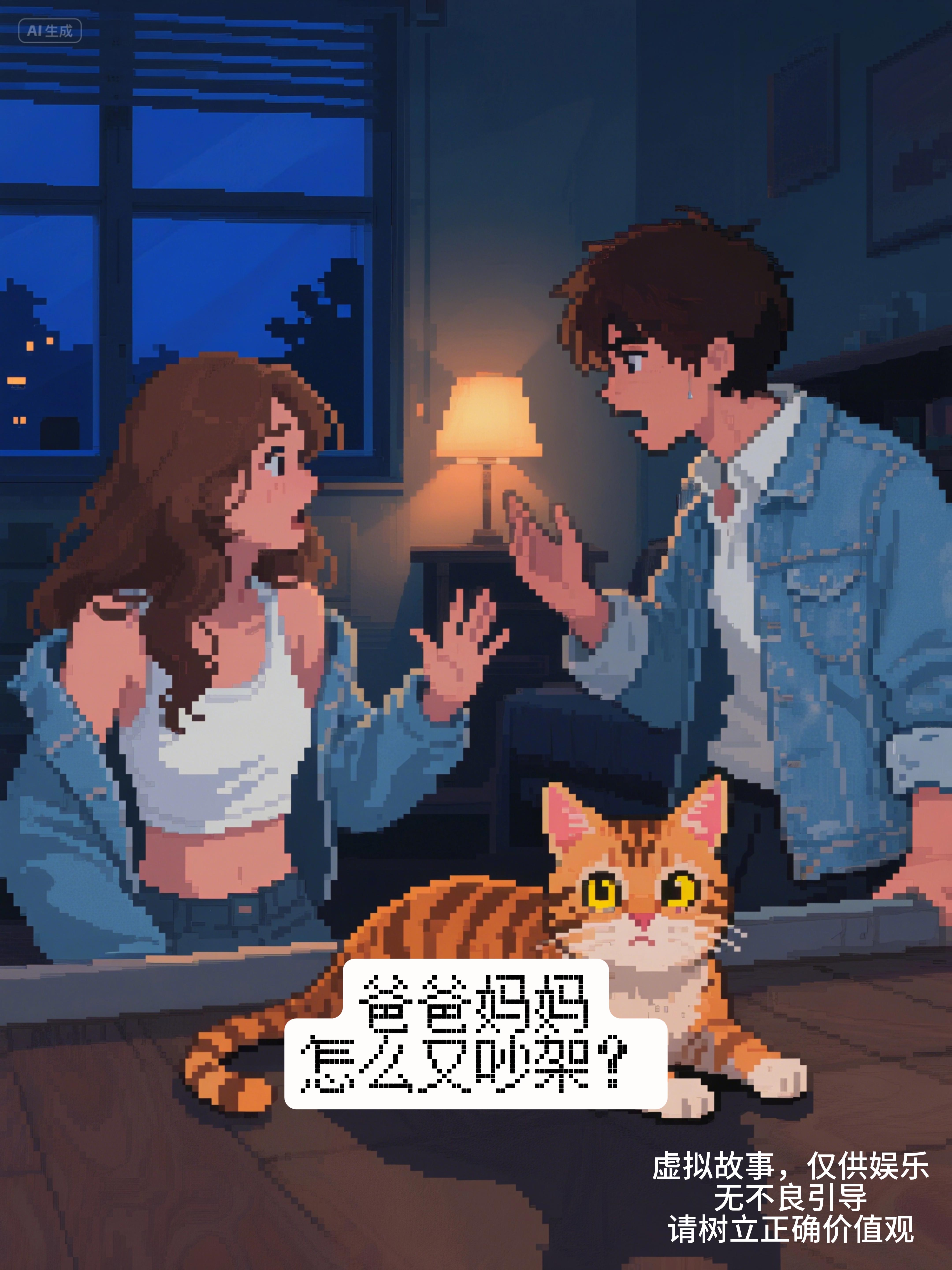 果然孩子能拴住两个人……。