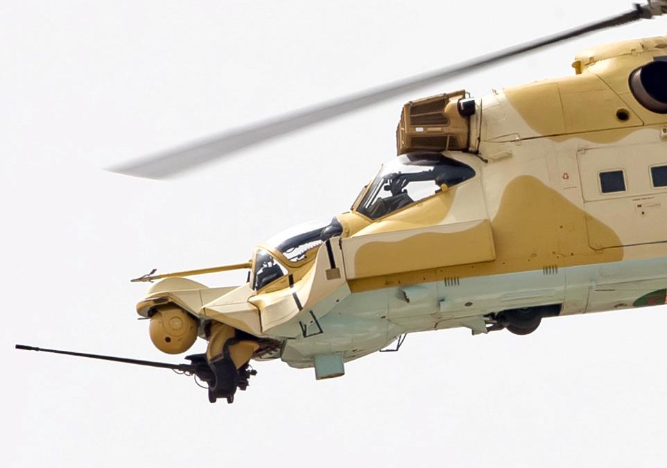 阿尔及利亚空军的米里 Mi-24“超级雌鹿”（Super Hind Mk III