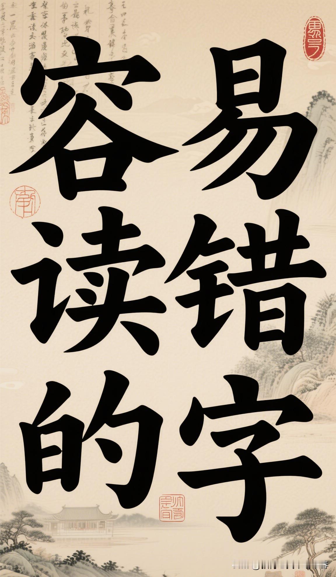 对于很多70后80后来说，这些词语的读音经常搞错。不知道您会不会读错？

呱呱坠