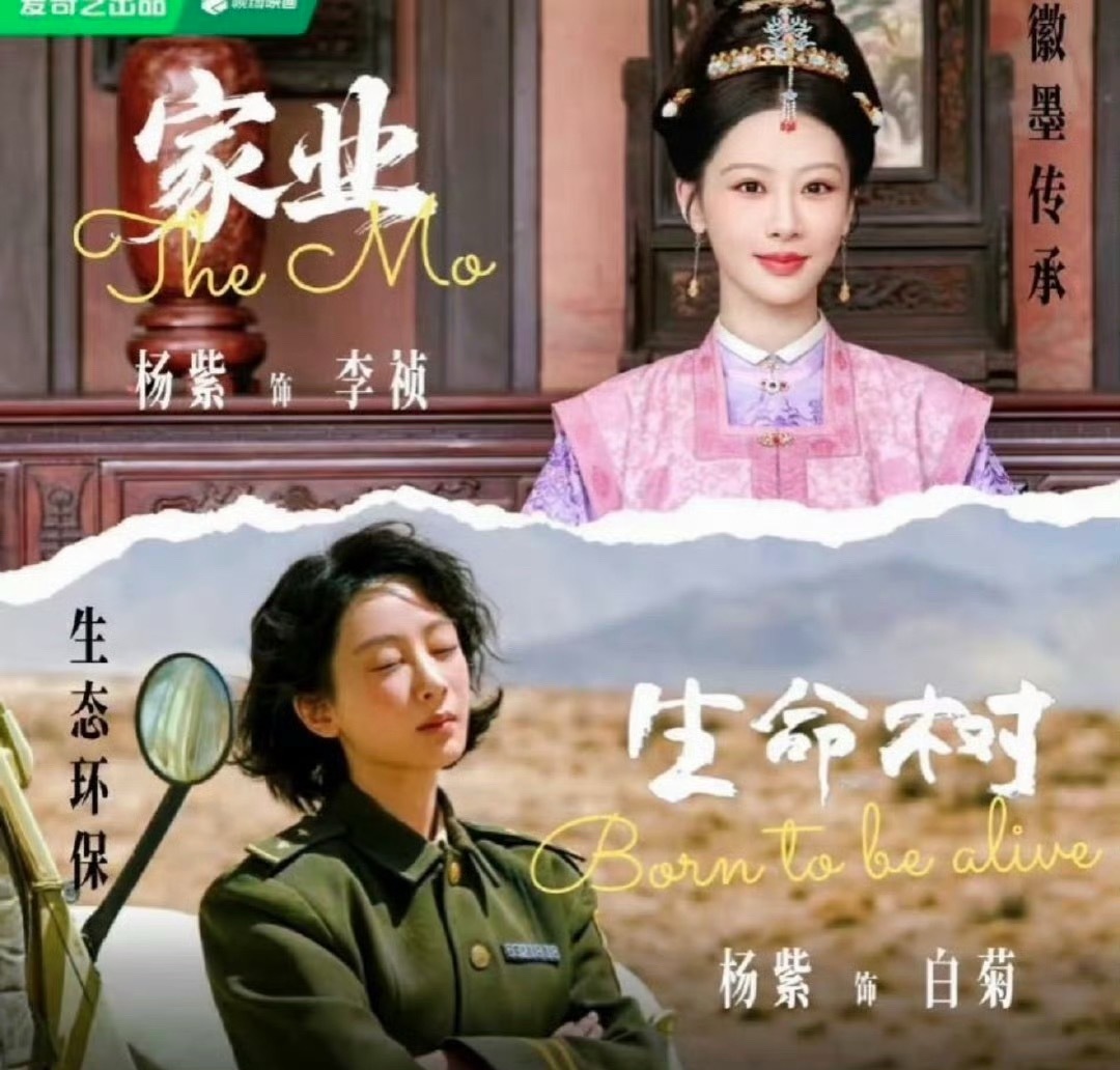 🎉杨紫凭借《家业》《生命树》在2026年上半年剧集招商中独占前五两席，创下多平