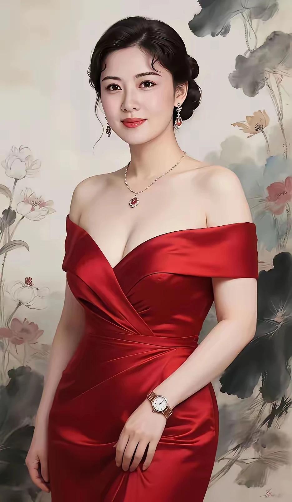 上联：笑靥如霞添暖意
下联：满面春风情更浓