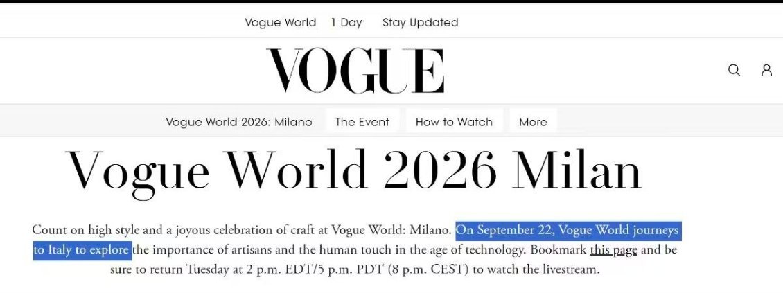 据说vogue明天才全球开动嘞！今天搞不好只是咱的开胃菜嘞嘿嘿嘿我想说的是：每一
