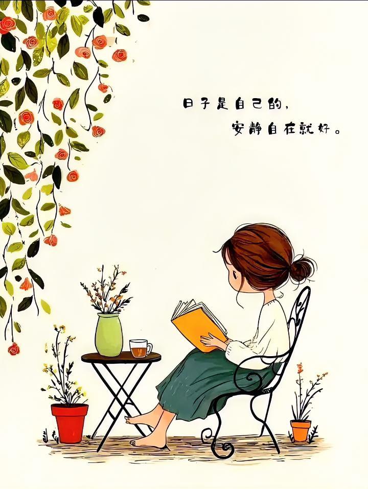 生活不是对抗，
是和解，
和自己，
和时光，
和所有不完美。 ​ ​​​