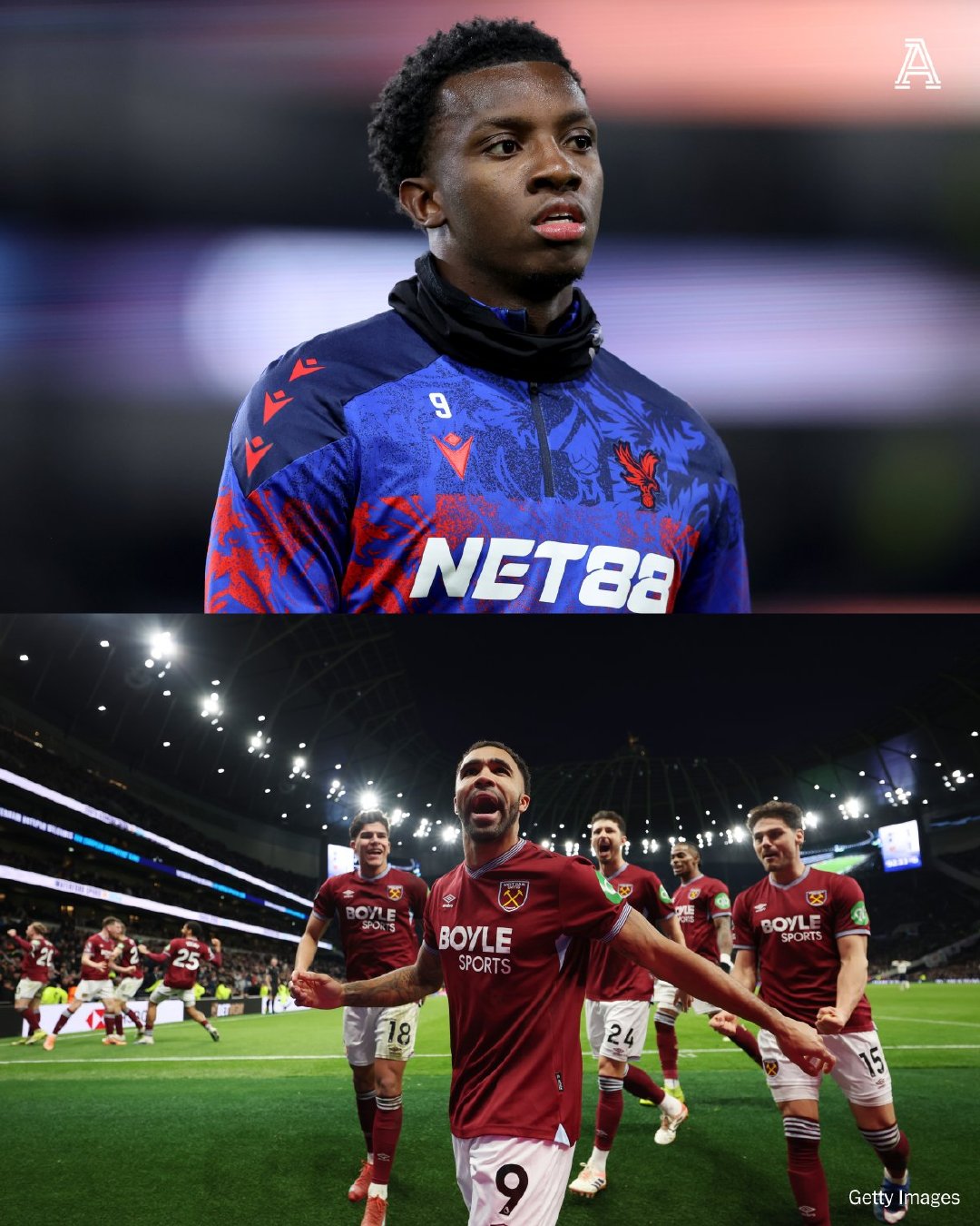 TA消息，水晶宫在冬窗早期曾原则上同意以2700万英镑将恩凯蒂亚出售给西汉姆联，