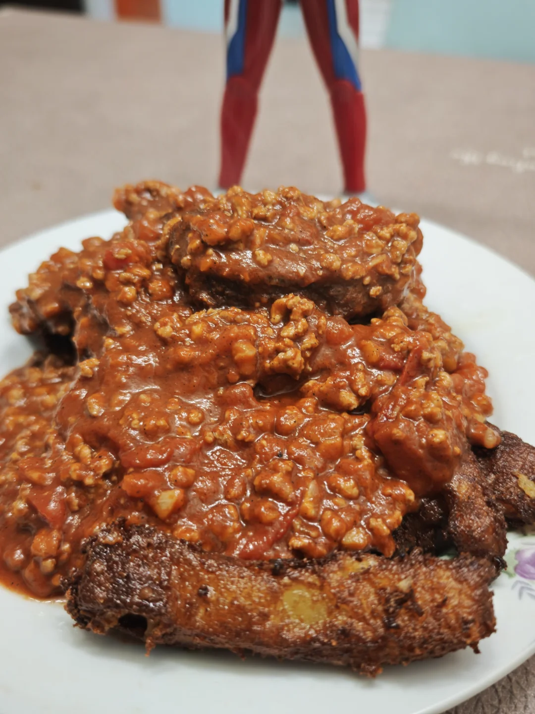 3/6 杨浦小盒饭自制茄汁肉酱拉丝薯棒