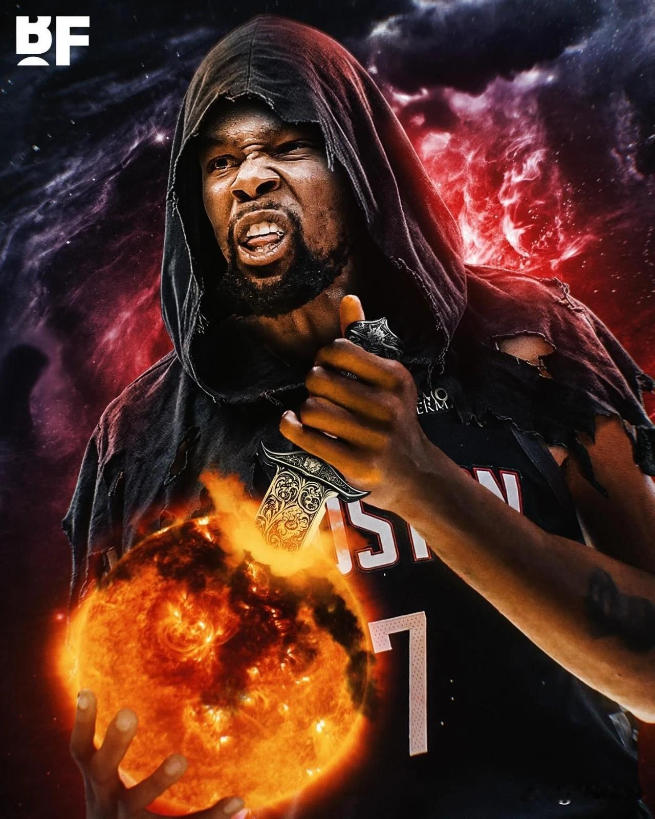 今天摸鱼了，杜兰特17投6中仅得13分!

在今天火箭与独行侠的NBA常规赛中，