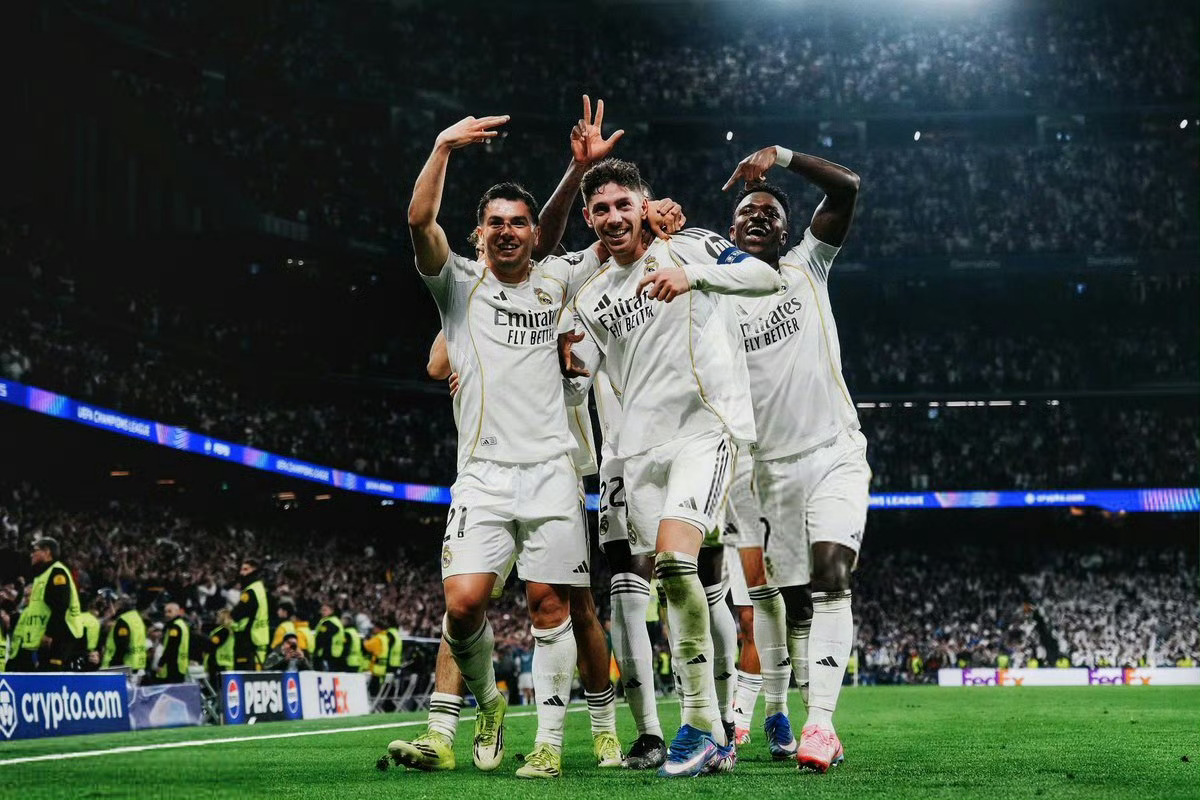 皇马3-0曼城！巴尔韦德在欧冠赛场再次证明自己，上演帽子戏法。数据显示，他欧冠生