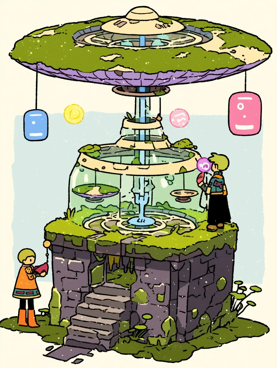 绿色遗迹中的秘密基地