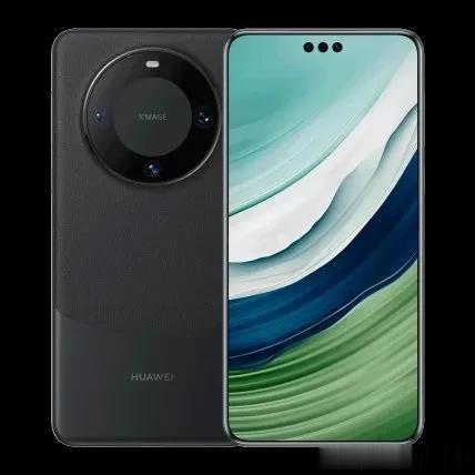 华为Mate 60 Pro,爆料称这次华为5G回归。
渲染图显示华为采用屏幕三打
